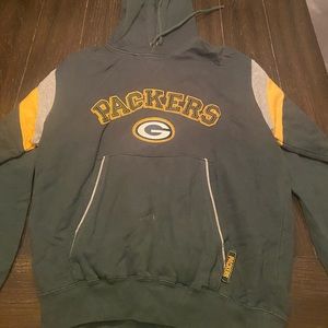 Vintage Green Bay packers hoodie. Good condition but worn in